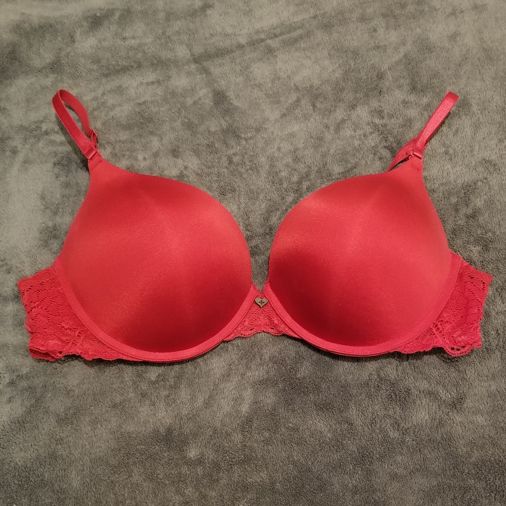 Red Push Up Bra